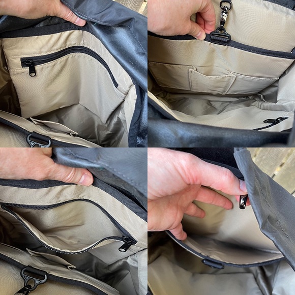 Gobi Getaway Gray & Black Unisex Backpack NWOT - Picture 10 of 16